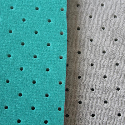 Foam Bonded Perforated Or Hole Terry Towel Fabric