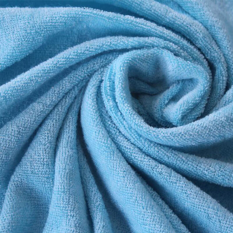 Dingxin High-quality blue rib knit fabric manufacturers for making T-shirts-1