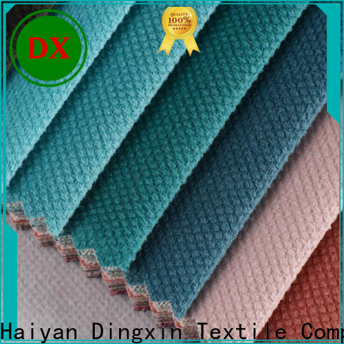 Dingxin Latest charcoal velvet upholstery fabric company for seat cover