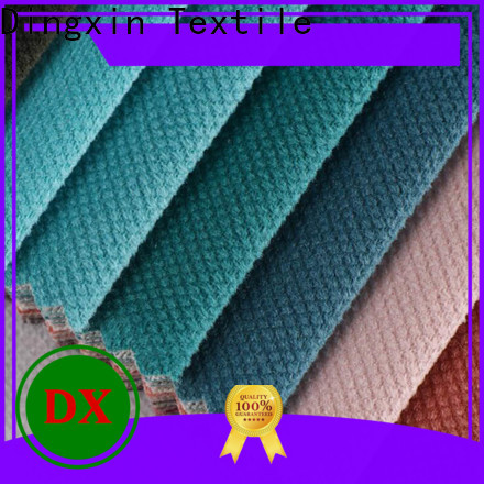Dingxin Custom craft velour fabric Supply used to make sofa cushion