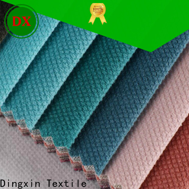 Dingxin High-quality velour fleece fabric manufacturers for sofa