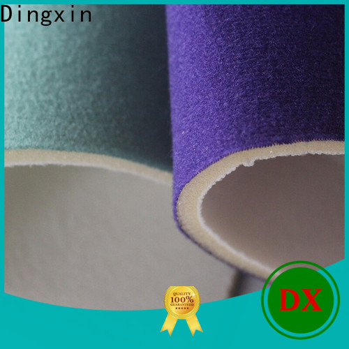 Dingxin High-quality dark green velour fabric factory for dust remove brush