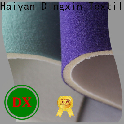 Dingxin violet velvet fabric manufacturers for sofa