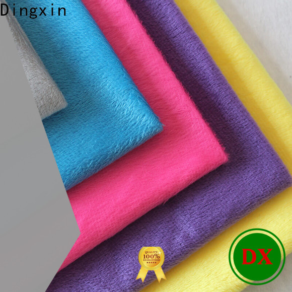 Dingxin velour fabric online company for making home textile