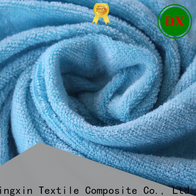 Custom warp knitted fabric properties company to make towels