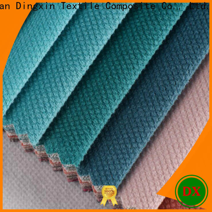 Dingxin velvet fabric roll factory for making home textile