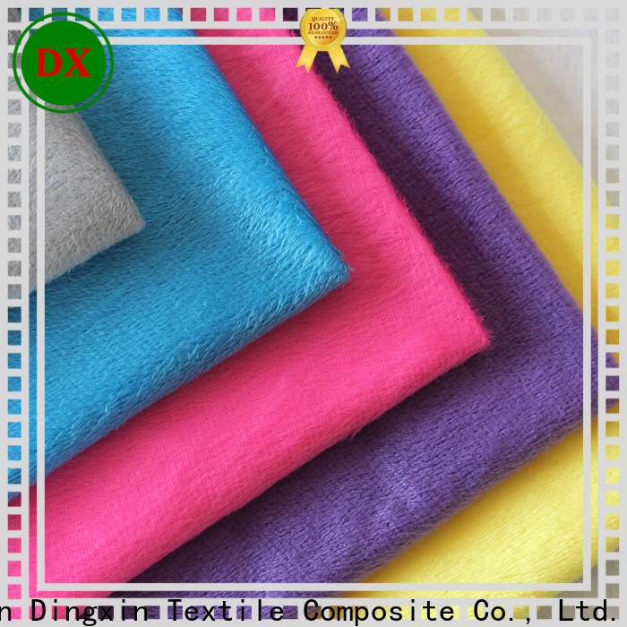 Dingxin Top wide velvet fabric factory for making home textile