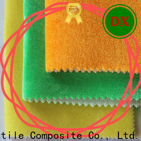 Dingxin light green velvet fabric Suppliers for making home textile